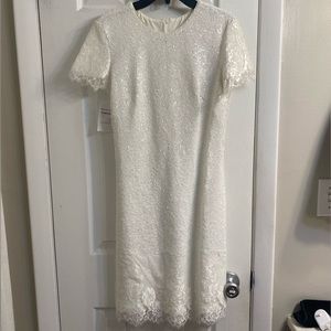 Dress the population White sequins cocktail dress